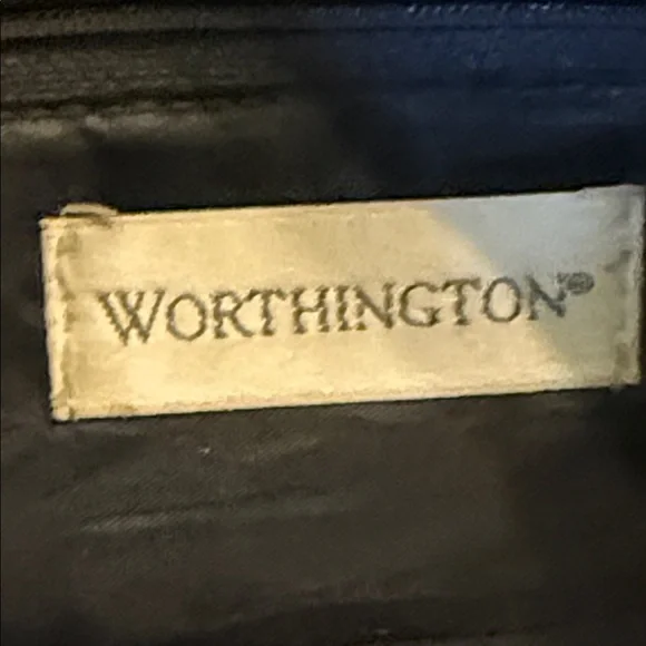 Worthington Black Leather Crossbody Bag - Picture 7 of 8